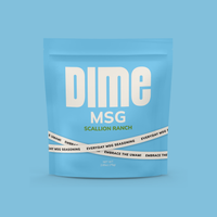 DIME Scallion Ranch everyday MSG seasoning pouch, front, 2.65 oz