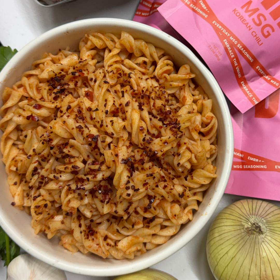 Creamy Tomato Korean Chili Pasta