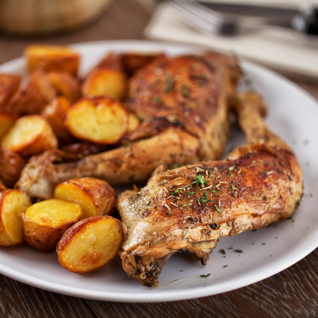 Ginger Scallion Ranch Roasted Chicken