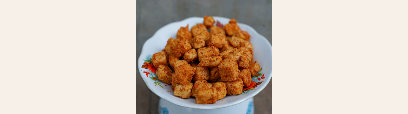 Crispy Chili Air-Fried Tofu