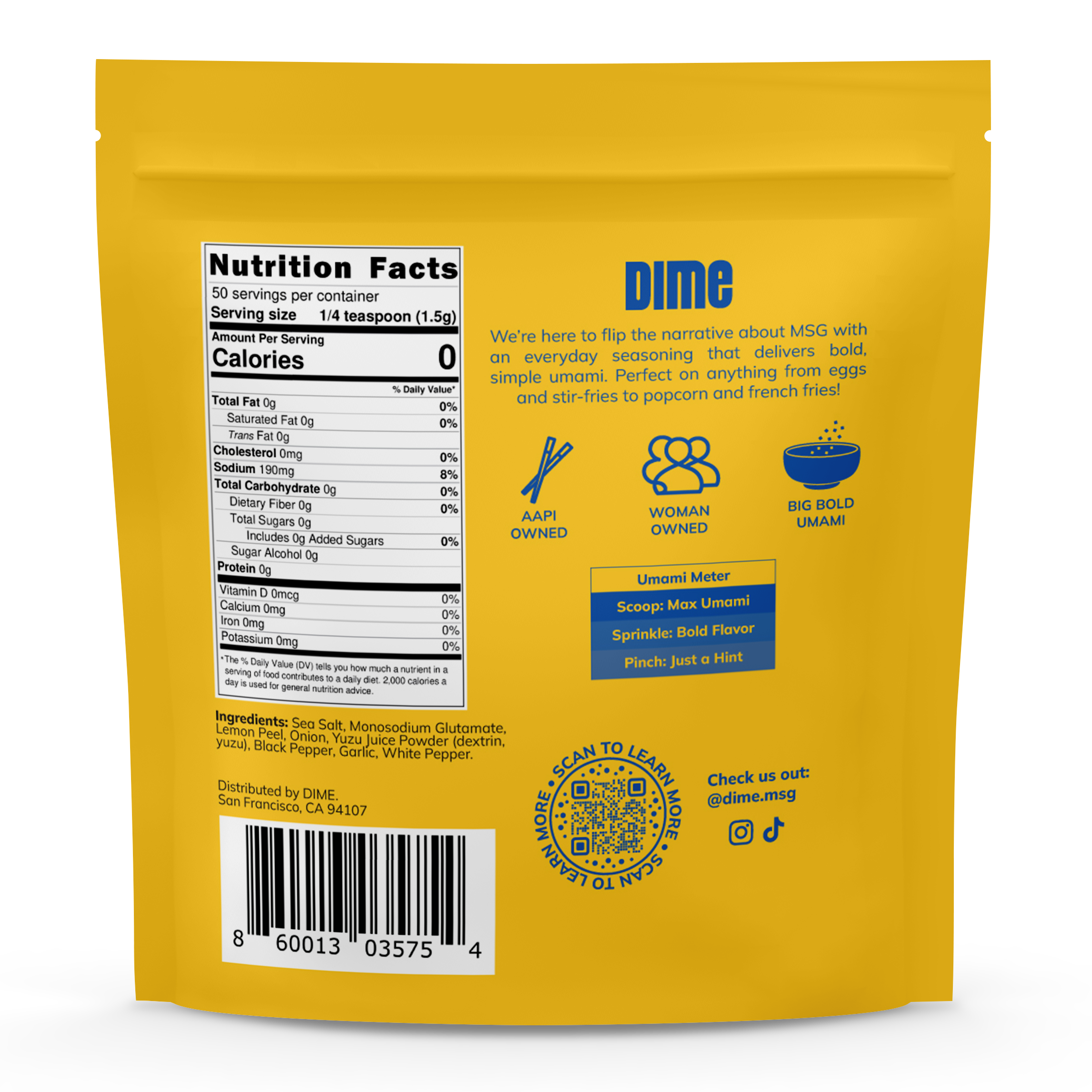 Yuzu Lemon Pepper MSG Seasoning