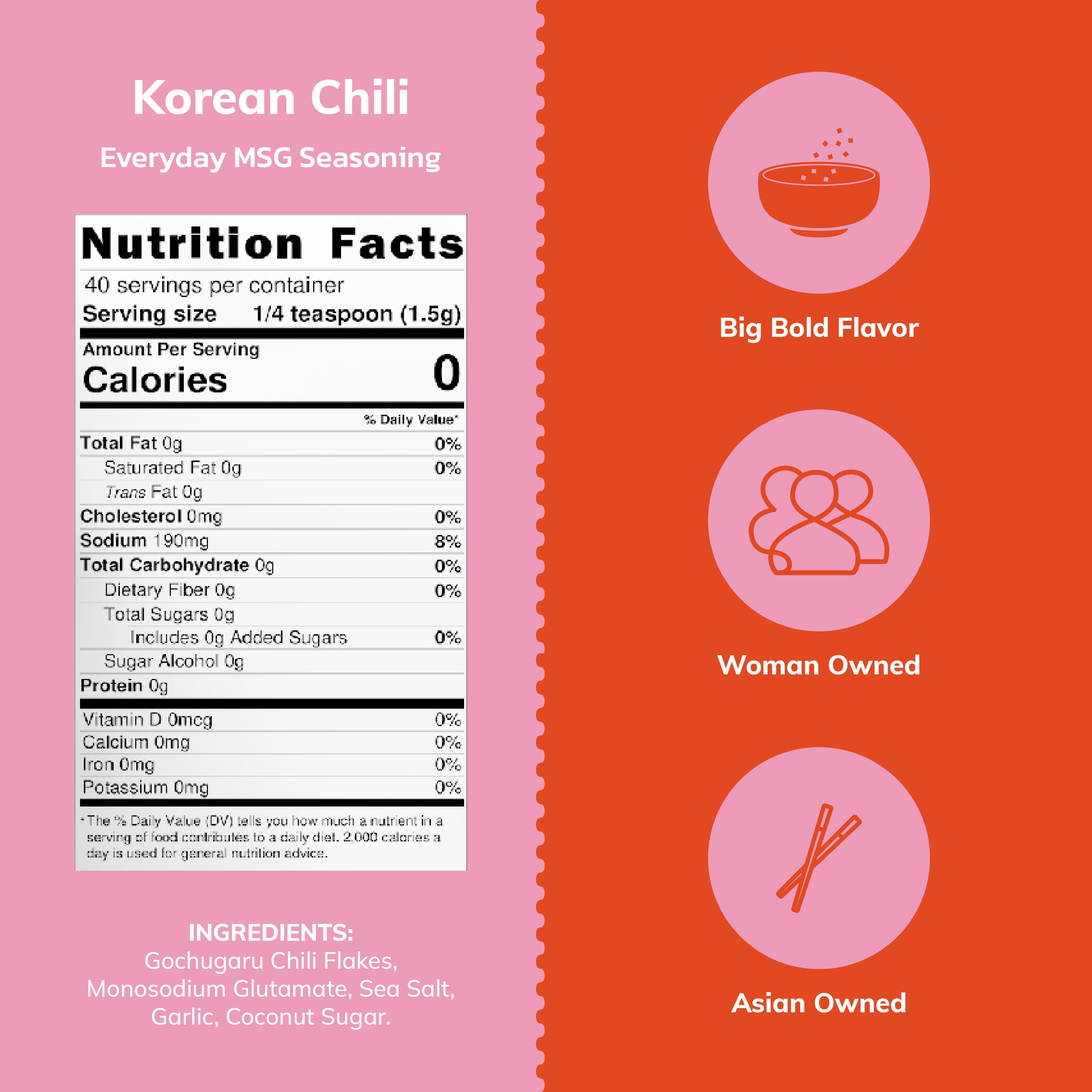 Korean Chili MSG Seasoning