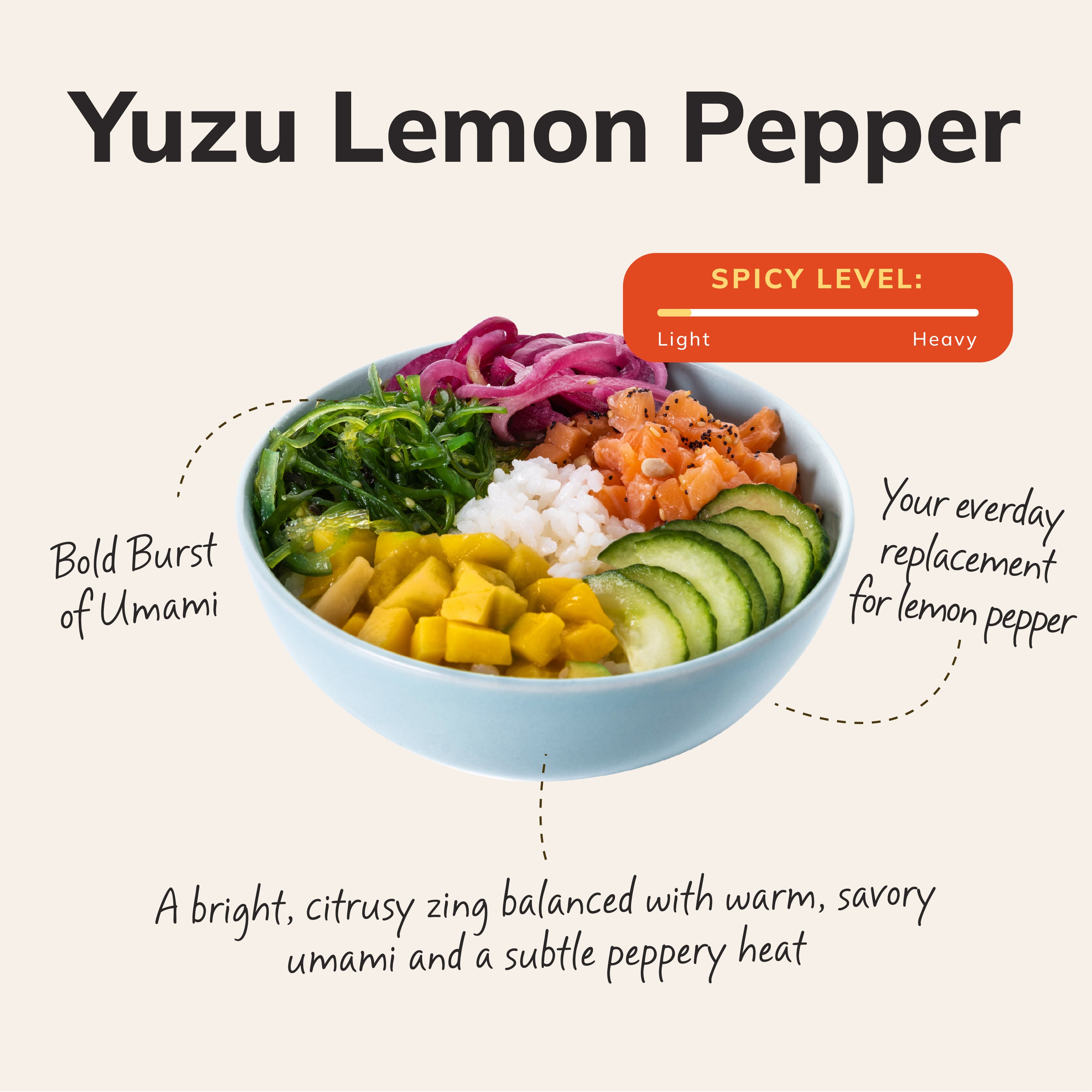 Yuzu Lemon Pepper MSG Seasoning