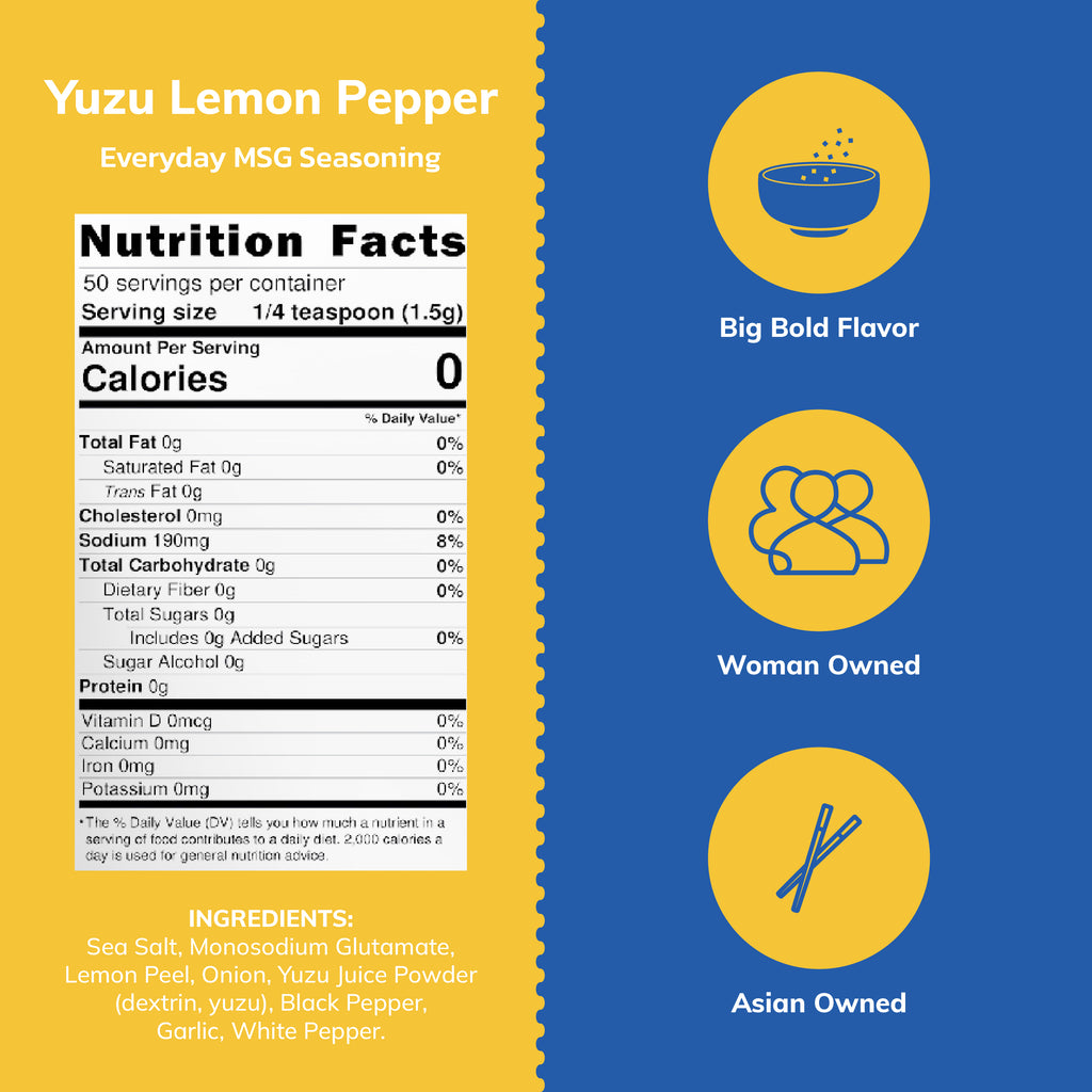 Yuzu Lemon Pepper MSG Seasoning
